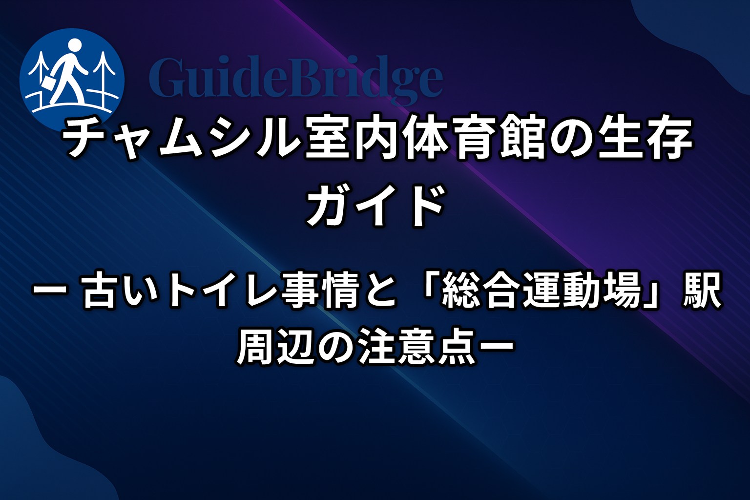 チャムシル室内体育館の生存ガイド｜古いトイレ事情と「総合運動場」駅周辺の注意点